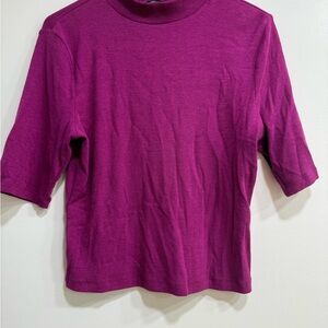 Express knit cropped top size large